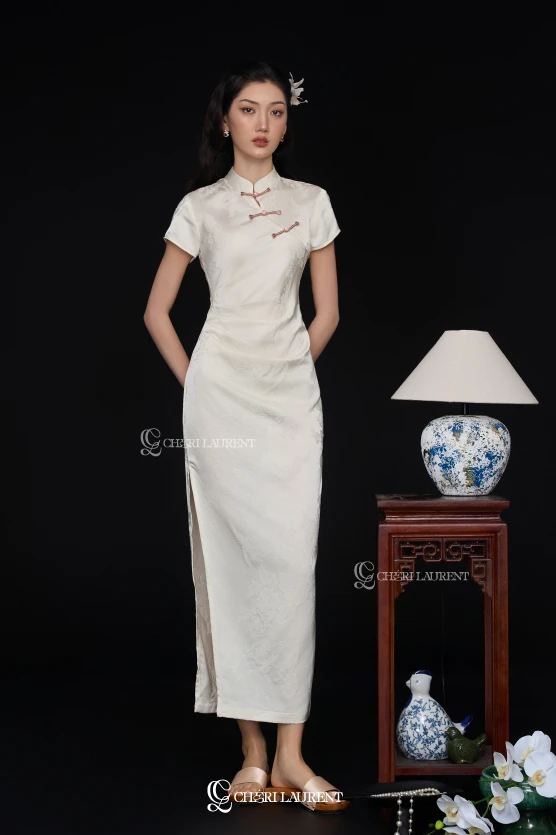 Váy Kim Dung - Trắng